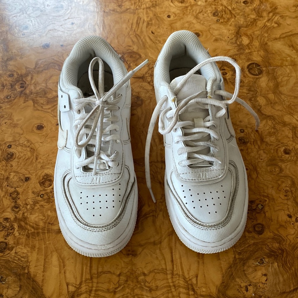 White Nike sneakers